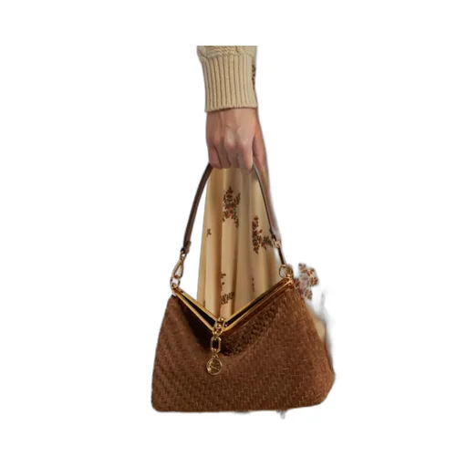 Medium Woven Vela Bag