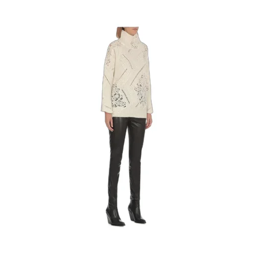 Faux-Leather Skinny Trousers