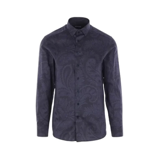 Roma Paisley-Printed Button-Up Shirt