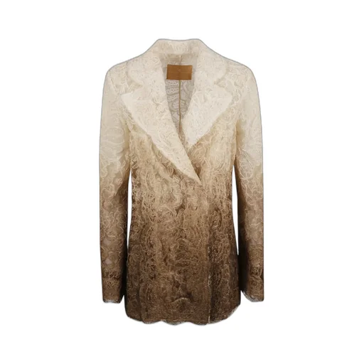 Double-Breasted Laced Jacket