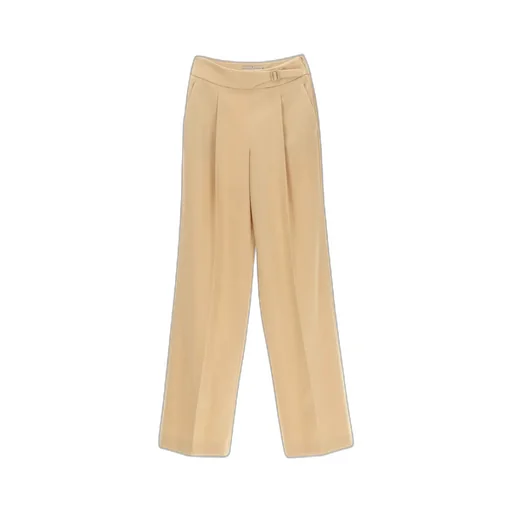 Belted Straight-Leg Trousers