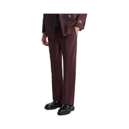Straight-Leg Wool Trousers