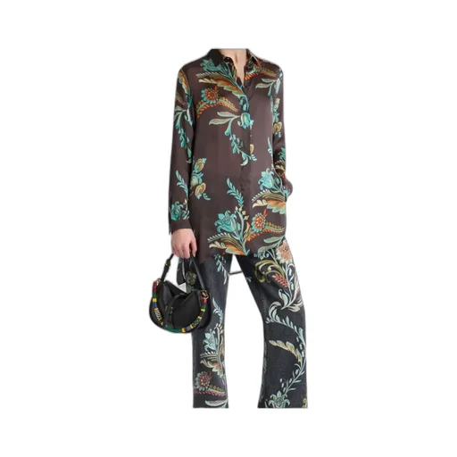 Daffodil-Motif Long Shirt