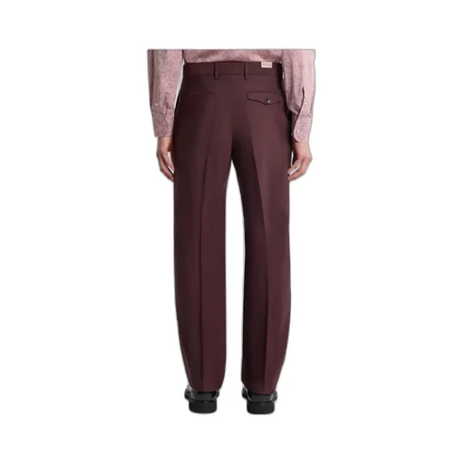 Straight-Leg Wool Trousers