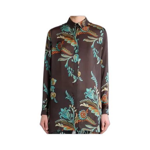 Daffodil-Motif Long Shirt