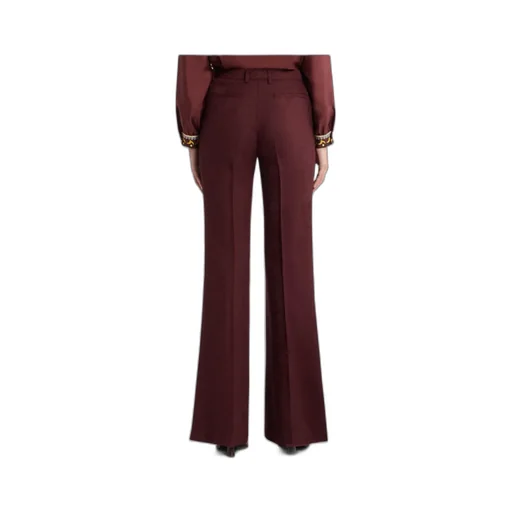 Paisley Jacquard Pressed Creases Trousers