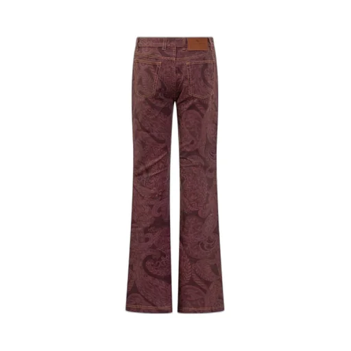 Printed Flared Jeans