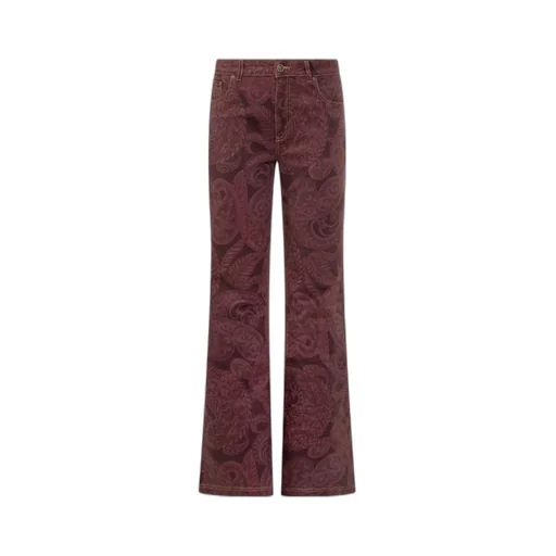 Printed Flared Jeans