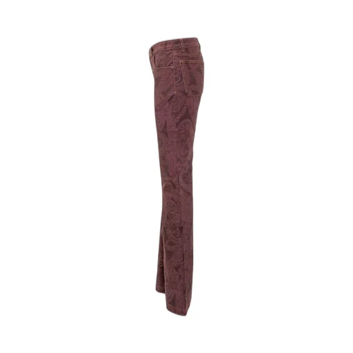 Printed Flared Jeans
