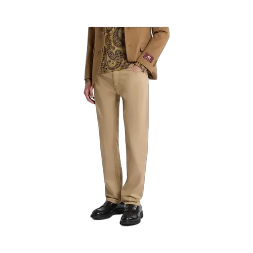 Logo Patch Tapered Jeans