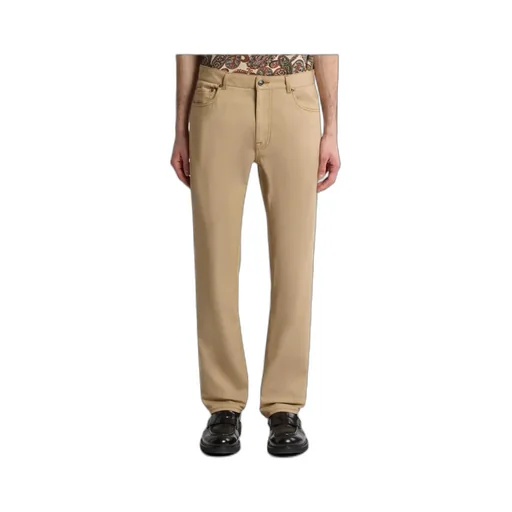 Logo Patch Tapered Jeans