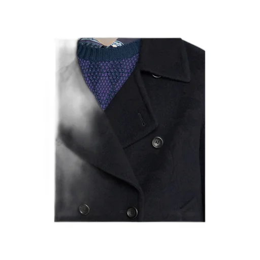 Jacquard Peacoat