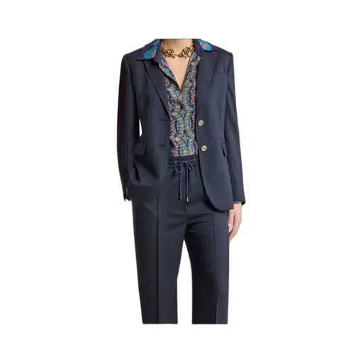 Paisley-Pattern Blazer