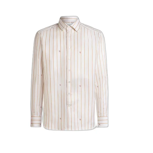Striped Cotton Jacquard Shirt