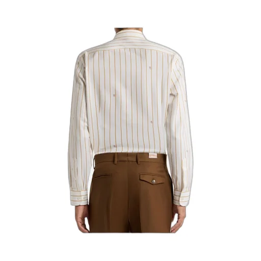 Striped Cotton Jacquard Shirt