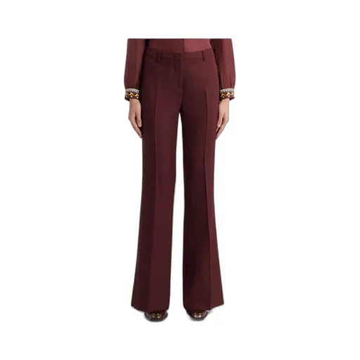 Paisley Jacquard Pressed Creases Trousers