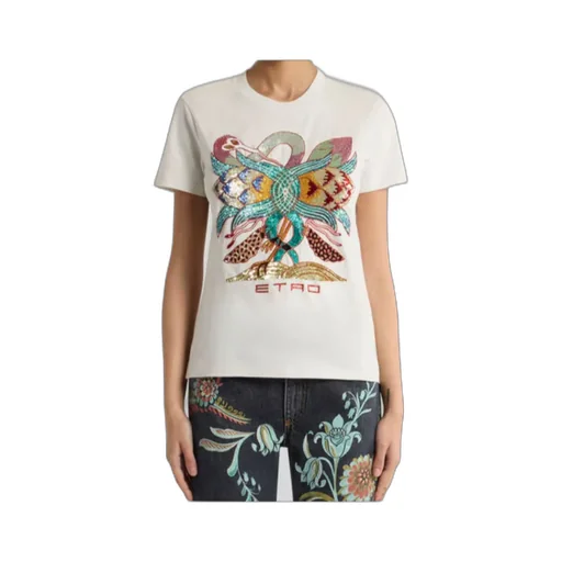 Cotton T-Shirt With Embroidery