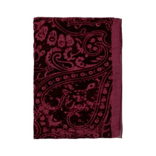 Patterned Velvet Scarf