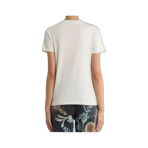 Cotton T-Shirt With Embroidery