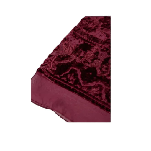 Patterned Velvet Scarf