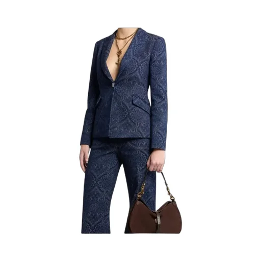 Denim Jacquard Jacket