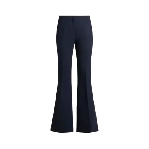 Flared Tricotine Trousers
