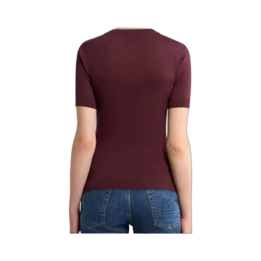 Floral Jacquard Crewneck Top