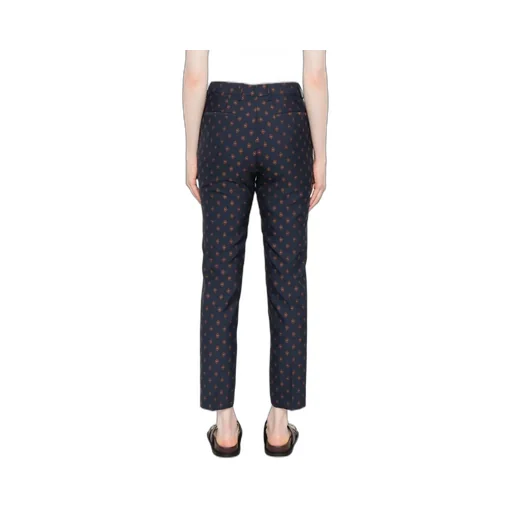 Geometric-Printed Trousers
