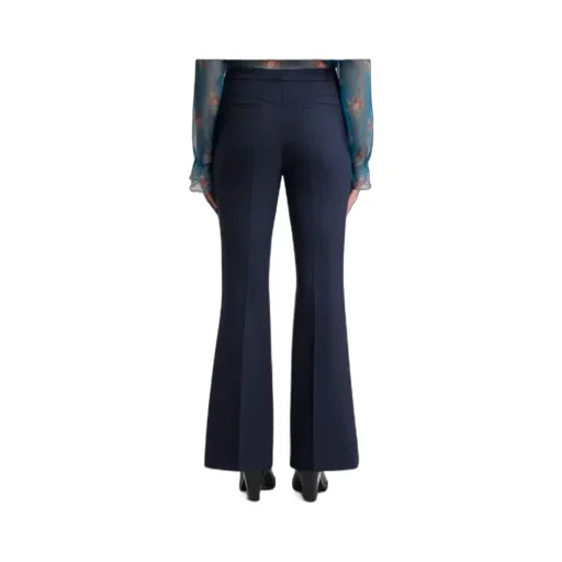 Flared Tricotine Trousers