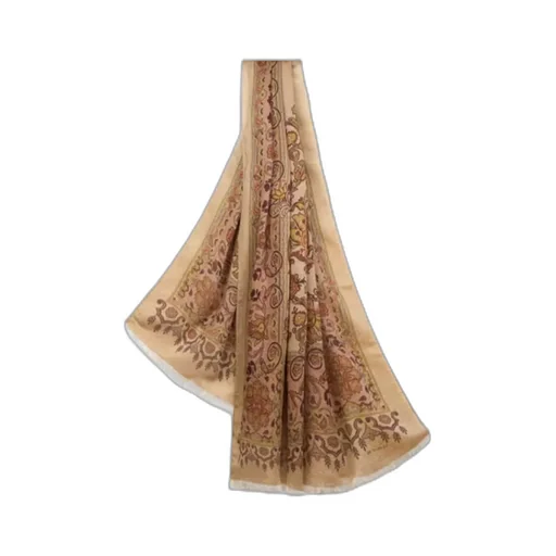 Jacquard Fringed Edge Scarf