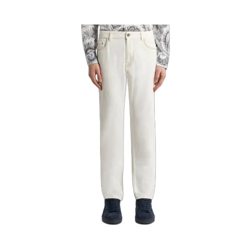 Regular-Fit Jeans With Stitching On Front Pockets
