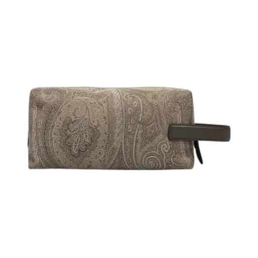 Paisley Pattern Zipped Clutch Bag
