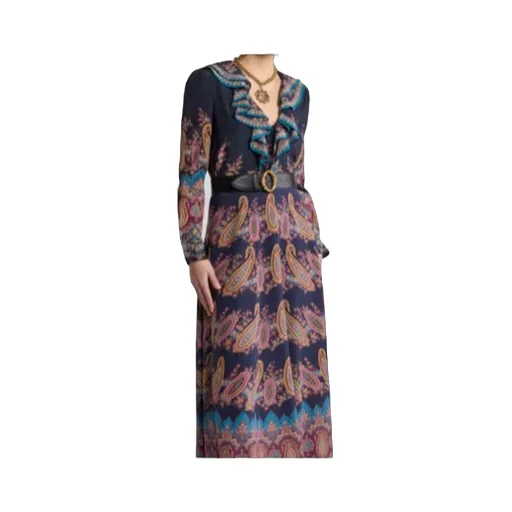 Silk Shirt With Placed Print
