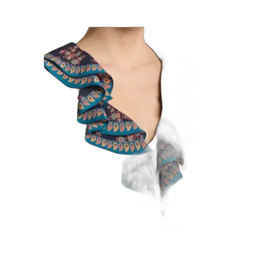 Silk Shirt With Placed Print