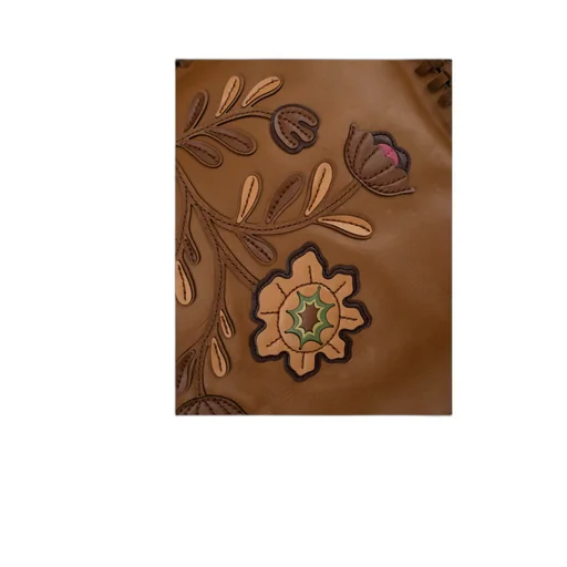 Floral Embroidered Tote Bag