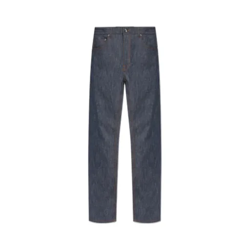 Logo Patch Tapered Jeans