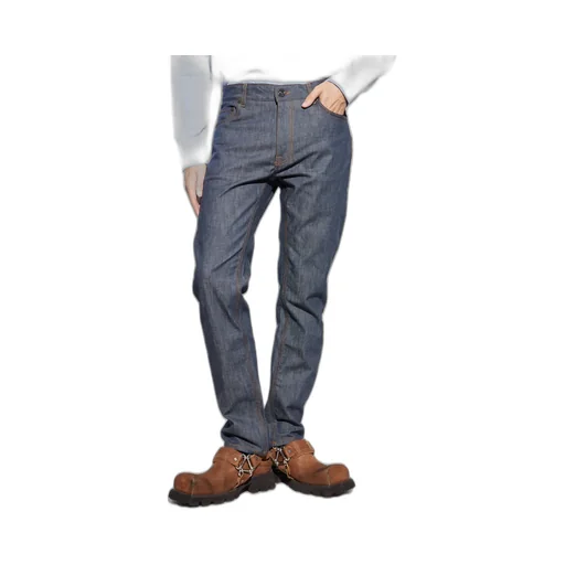Logo Patch Tapered Jeans
