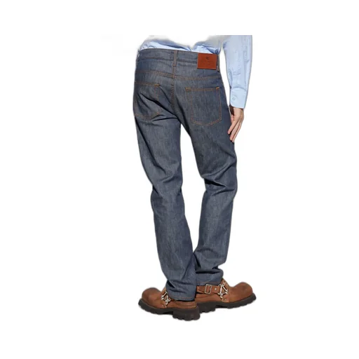 Logo Patch Tapered Jeans