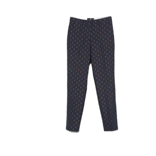 Geometric-Printed Trousers