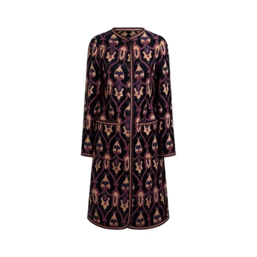Reversible Chenille Jacquard Coat