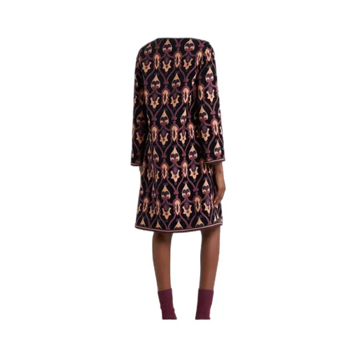 Reversible Chenille Jacquard Coat