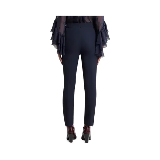 Slim-Fit Trousers With Zip