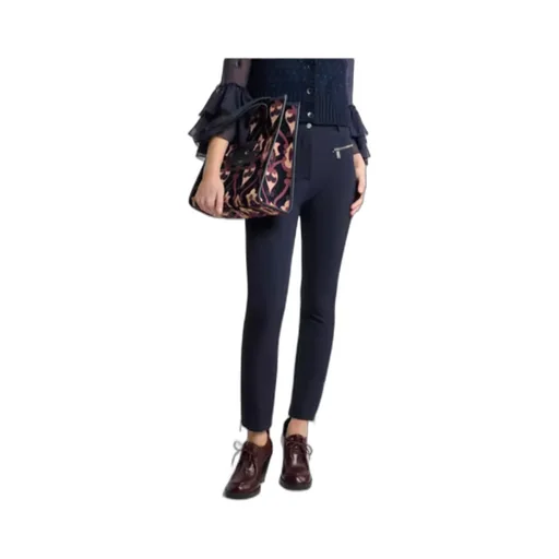 Slim-Fit Trousers With Zip