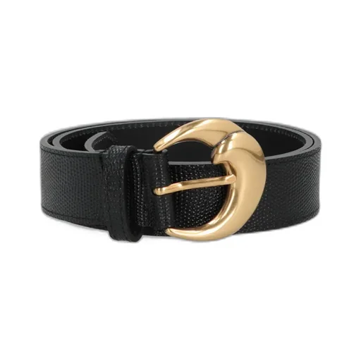 Paisley Buckle Leather Belt