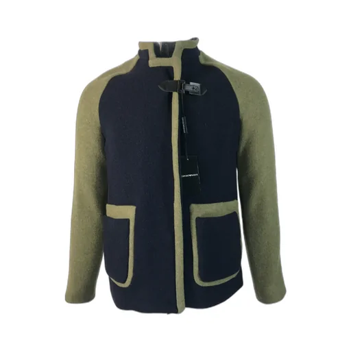 Spliced Long-Sleeved Casual Jacket