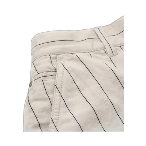 Striped High-Waisted Shorts