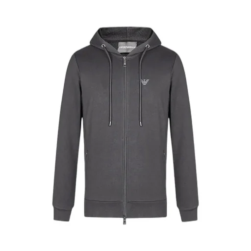 Logo Hooded Casual Coat