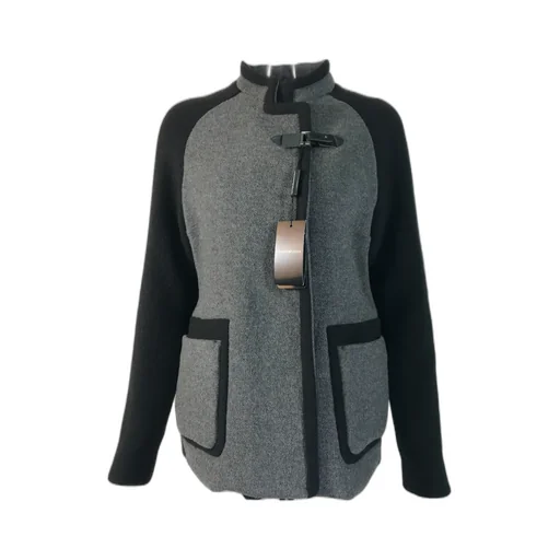 Spliced Long-Sleeved Casual Jacket