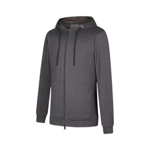 Logo Hooded Casual Coat