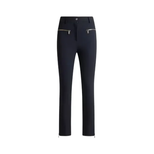 Slim-Fit Trousers With Zip